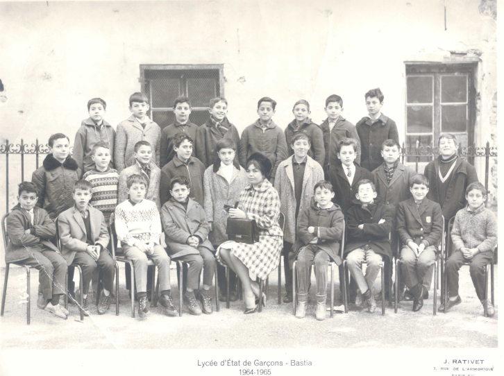 lycée de Bastia : année 1964-1965