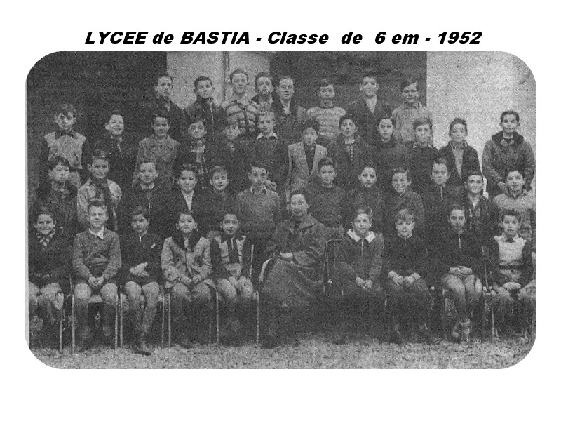 lycée de Bastia : année 1964-1965
