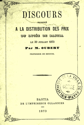 A Consulter  la Bibliothque de Bastia 