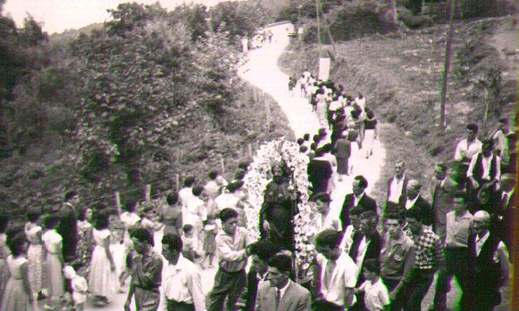 procession de Saint Roch des annes 50
